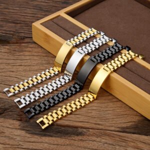 A Sleek Fashion Forward Alloy Bracelet